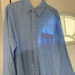 Brooks Brothers button down 100% linen